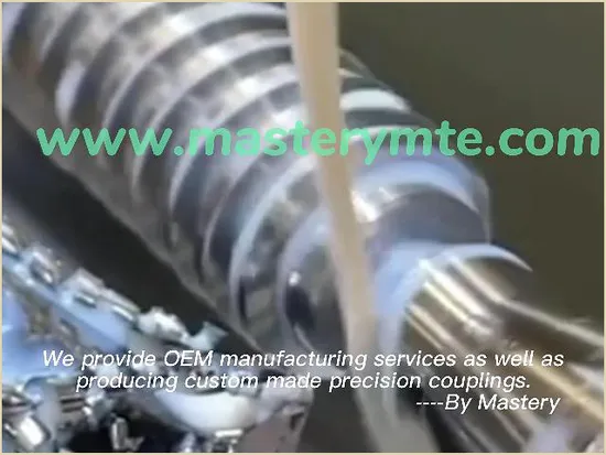機械のスペアパーツ トランスミッション カップリング CNC 旋盤による焼入れを施した鋼製部品の機械加工 穴あけ ホブ研削 工具の工場価格